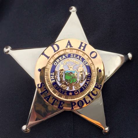 Idaho State Police Police Badge Star Badge Fire Badge