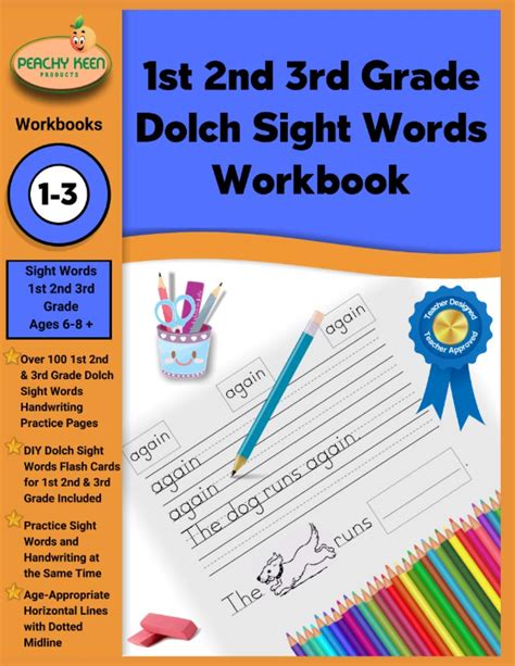 Buy 1st 2nd 3rd Grade Dolch Sight Words Workbook Over 100 1st 2nd 3rd