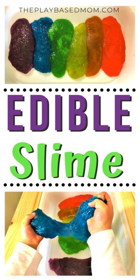 Two Ingredient Edible Slime Recipe