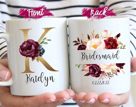 Matron Of Honor T Maid Of Honor Thank You Mug Will You Be Etsy