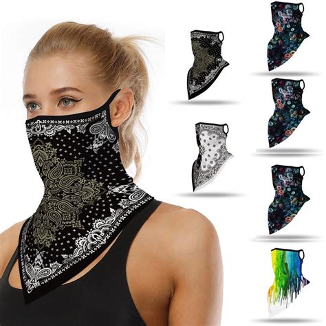 Buy Anna Outdoor Print Seamless Ear Mask Sports Scarf Neck Tube Face
