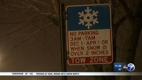 264 Vehicles Towed After Chicagos Winter Overnight Parking Ban Goes