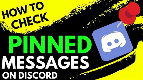 How To Check Pinned Messages On Discord Desktopandmobile Youtube