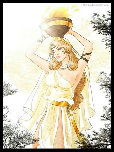 hestia goddess of hearth and home greek mythology art greek mythology gods greek gods and