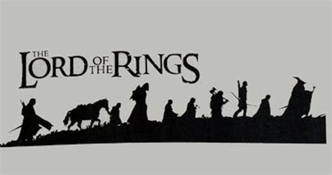 Lotr Silhouette Lord Of The Rings Ring Diy Crafts Pinterest