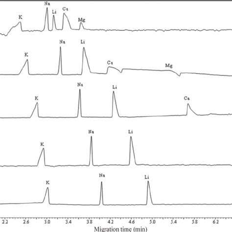 Capillary Zone Electrophoresis Patterns Of Cations In Pasteurized Milk