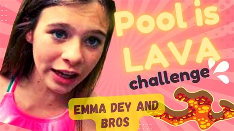 Sisandbros Lava Pool Challenge Youtube