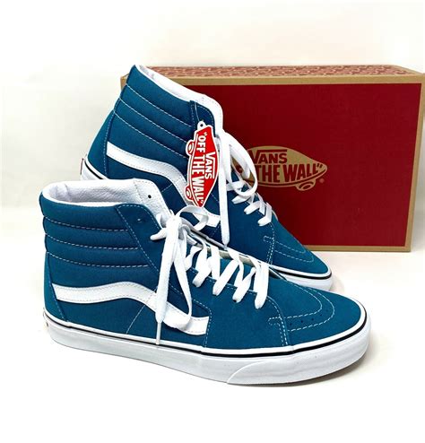 Vans Kyle Sk8 Hi Blue Suede Skateboarding Sneakers Mens Size 115