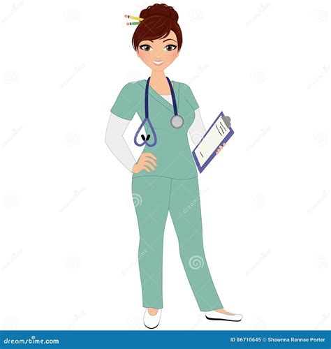 Communication Nurse Stock Illustrations 4081 Communication Nurse