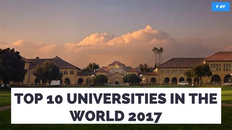 Unfortunately, we can only bring you a list of 25 things so it's kinda hard for us to give you an exhaustive comparative list of all the universities in the world. Top 10 Best Universities In The World 2017 - YouTube