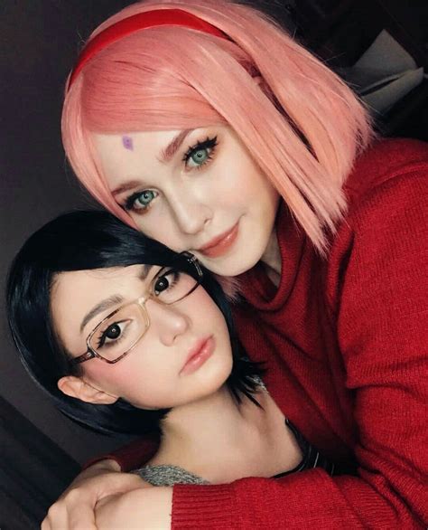 Alenn Sakura And Her Daughter Sarada How Sweet These Girls Look