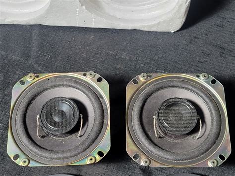 Pair Of Vintage Pioneer Ts 1002 4 Flush Mount Car Stereo Speakers
