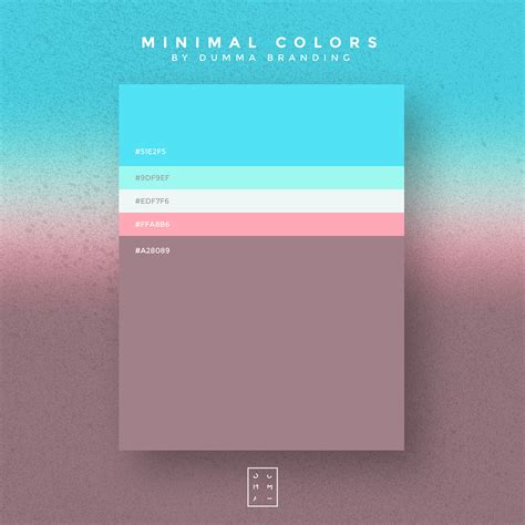 Minimalist Color Palettes Are Back On Behance