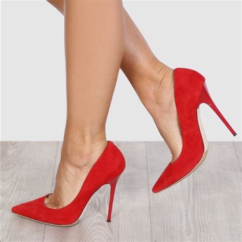 Jimmy choo womens heels are typically available in a variety of heel heights. Jimmy Choo Shoes | Like New Jimmy Choo Red Suede Anouk 247 ...