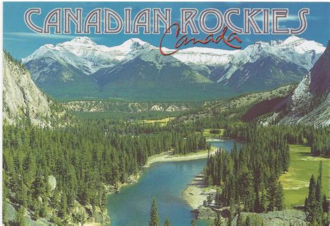 Around The World In Postcards 30 Canada Canadian Rockies