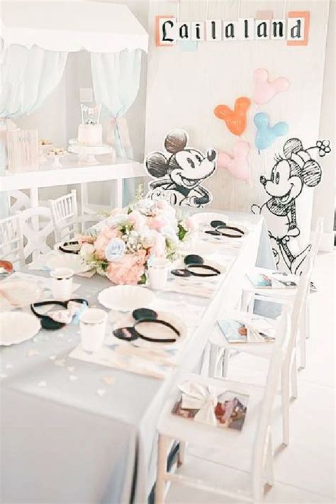 Vintage Disneyland Birthday Party Ideas Photo 11 Of 12 Disneyland