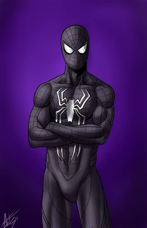 Spider Man Black Suit By Celsohenrique On Deviantart