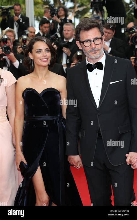 French Actress Berenice Bejo And Her Husband Director Michel