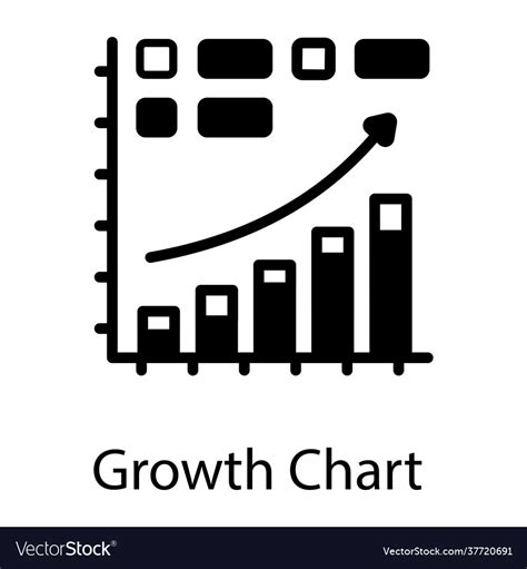 Growth Chart Royalty Free Vector Image Vectorstock