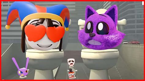 POMNI LOVES CATNAP The Amazing Digital Circus Skibidi Toilet Song