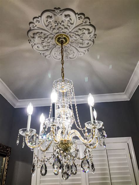 Maybe you would like to learn more about one of these? MD-7099 Ceiling Medallion | Ceiling medallions, Ceiling medallions diy, Ceiling medallion chandelier