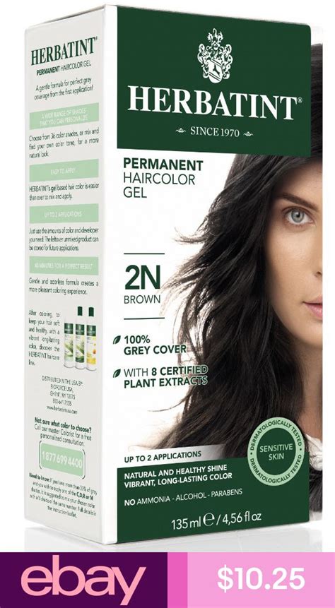 Herbatint Permanent Herbal Hair Color Gel N Brown Ounce Herbatint Hair Color Hair