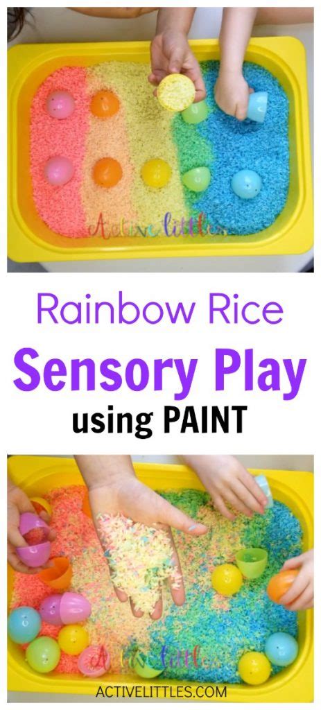 Quickest Way To Dye Rainbow Rice For Sensory Play Active Littles