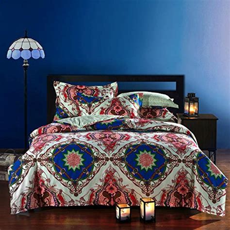 Fadfay Bohemian Style Duvet Covers Bedding Set Queen Size Boho Bedding