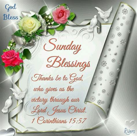 Happy thanksgiving wishes images greetings quotes. Sunday Blessings (1 Corinthians 15:57) | Blessed sunday ...