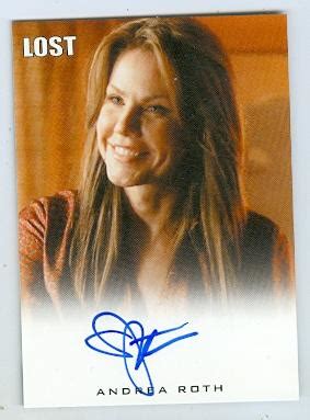 Andrea Roth Autographed Trading Card Lost Crossworlds Rescue Me Inkworks