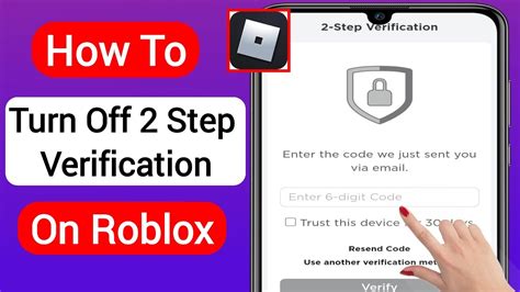 How To Turn Off 2 Step Verification On Roblox 2023 Turn Off Two
