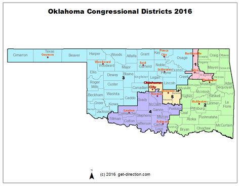 Map Of Oklahoma Congressional Districts 2016