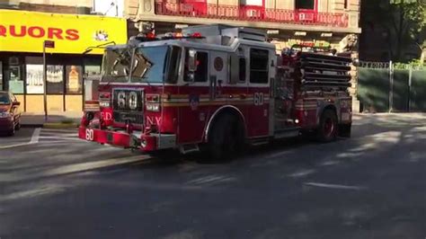 Fdny Engine 60 Returning To Quarter On 143rd St In The South Bronx