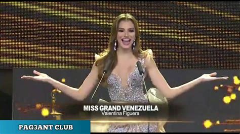 Valentina Figuera Miss Grand International Venezuela Preliminary Full Performance YouTube