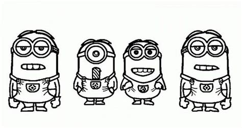 despicable  minions blank coloring pages unicorn coloring pages minions coloring pages