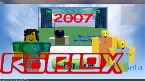 Old Roblox Simulatorrobloxim In 2007 Youtube