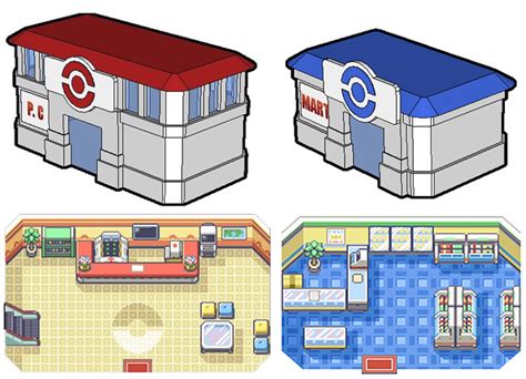 Mod The Sims Pokemon Center And Mart
