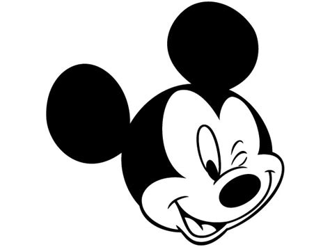 Mickey Mouse Face Vector Imagui