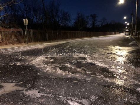 Icy Roads Dangerous Wind Chills Are Hazards For Morning Commute