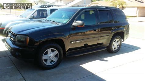 2003 Chevrolet Trailblazer With 17x7 50 Oem Wheels Spaced Out Stockers