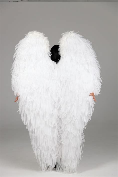 Fluffy Angel Wings Large White Wings For For A Holiday Decor Etsy