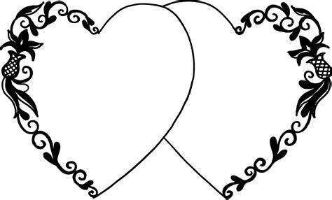 8 Two Hearts Vector Png Transparent Svg