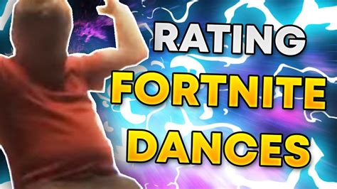 Rating Fortnite Dances Youtube