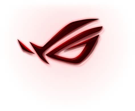 Asus Logo Rog Symbol In Red Hd Png Download Original Size Png