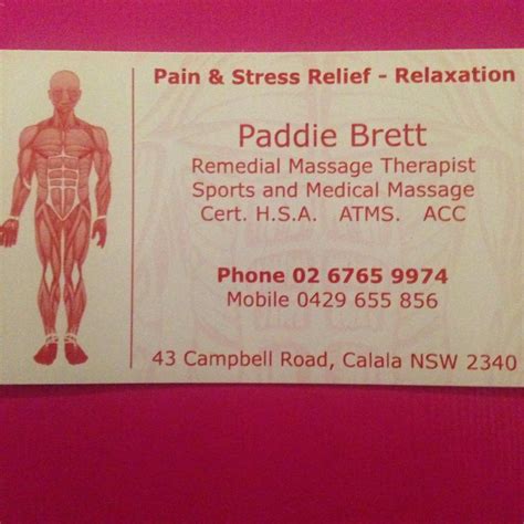 Paddie Brett Remedial Massage