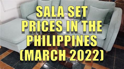 Sala Set Prices In The Philippines March 2022 Youtube