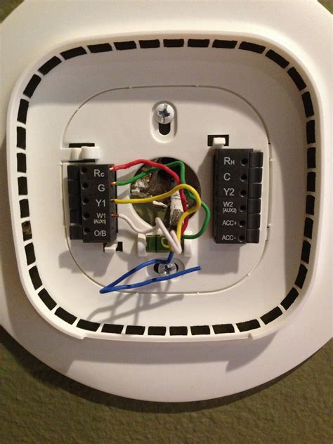 Check wiring to confirm low voltage thermostat system caution : How to Install an ecobee3 Smart Thermostat