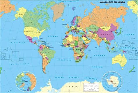 Mapamundi De Continentes Y Paises Con Nombres Mapamundis Para Descargar E Imprimir Kulturaupice