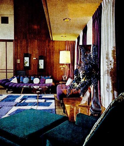 The ceiling lamp and the items on the share the furniture?? Mid-Century Living: Living Rooms (1960-65)