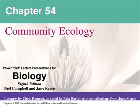 Chapter 54 Community Ecology Ppt Download